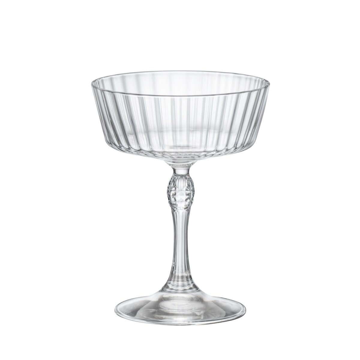 America 20s Fizz Glass 27.5cl Vintage cocktail flute for Prosecco